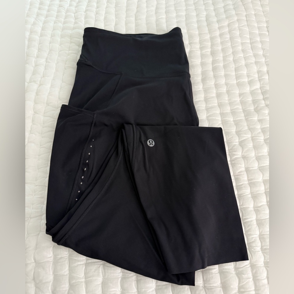 Lululemon Fast and Free Black Leggings with pockets